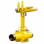 Ball Valve with Hydraulic Pnuematic Actuator