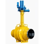 Ball Valve with Hydraulic Pnuematic Actuator