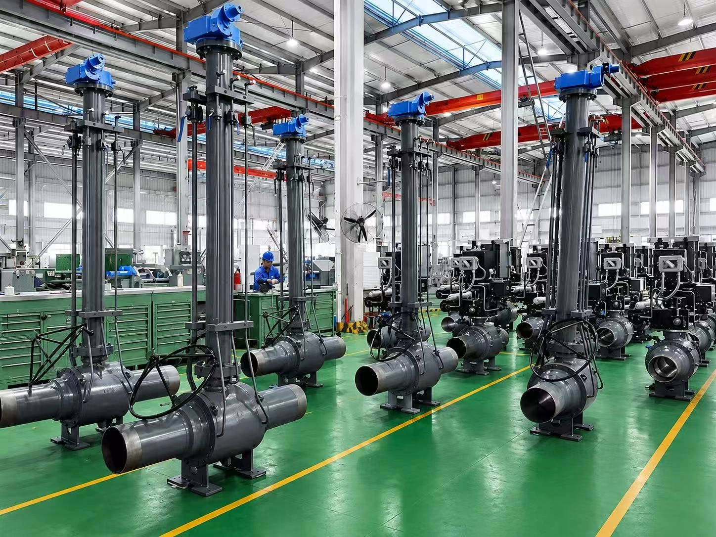 Ball Valve with Hydraulic Pnuematic Actuator